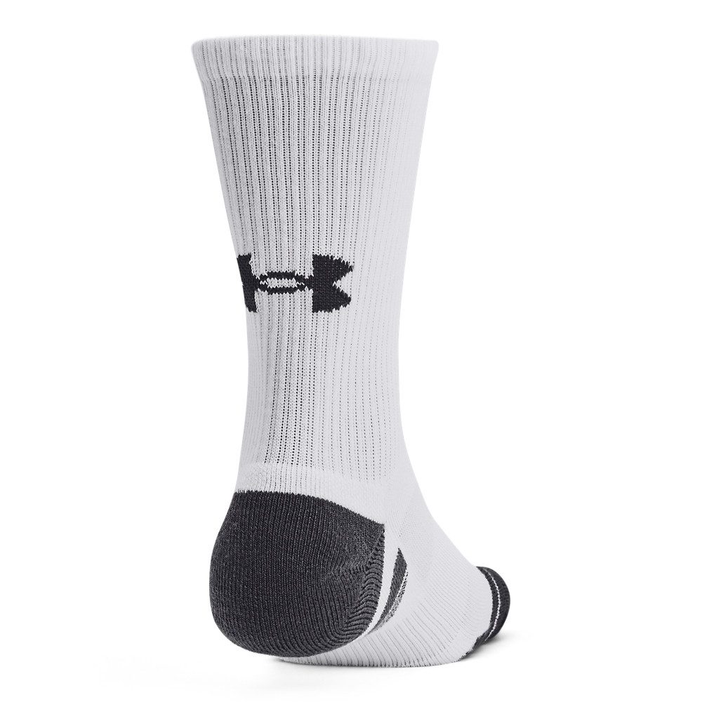 Under Armour® Tennissocken Unisex UA Performance Tech-Crew-Socken im 3er-Pack (3-Paar) mit mittlerer Dämpfung, schweißableitend, schnell trocknend