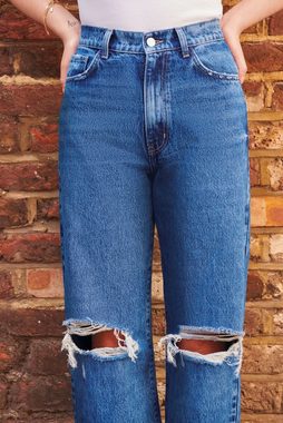 Next Weite Jeans Jeans mit Rissen und weitem Beim im Stil der 90er (1-tlg)