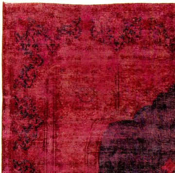 Teppich Vintage - 349 x 258 cm - dunkelrot, morgenland, rechteckig, Höhe: 8 mm, Wohnzimmer, Handgeknüpft, Einzelstück mit Zertifikat