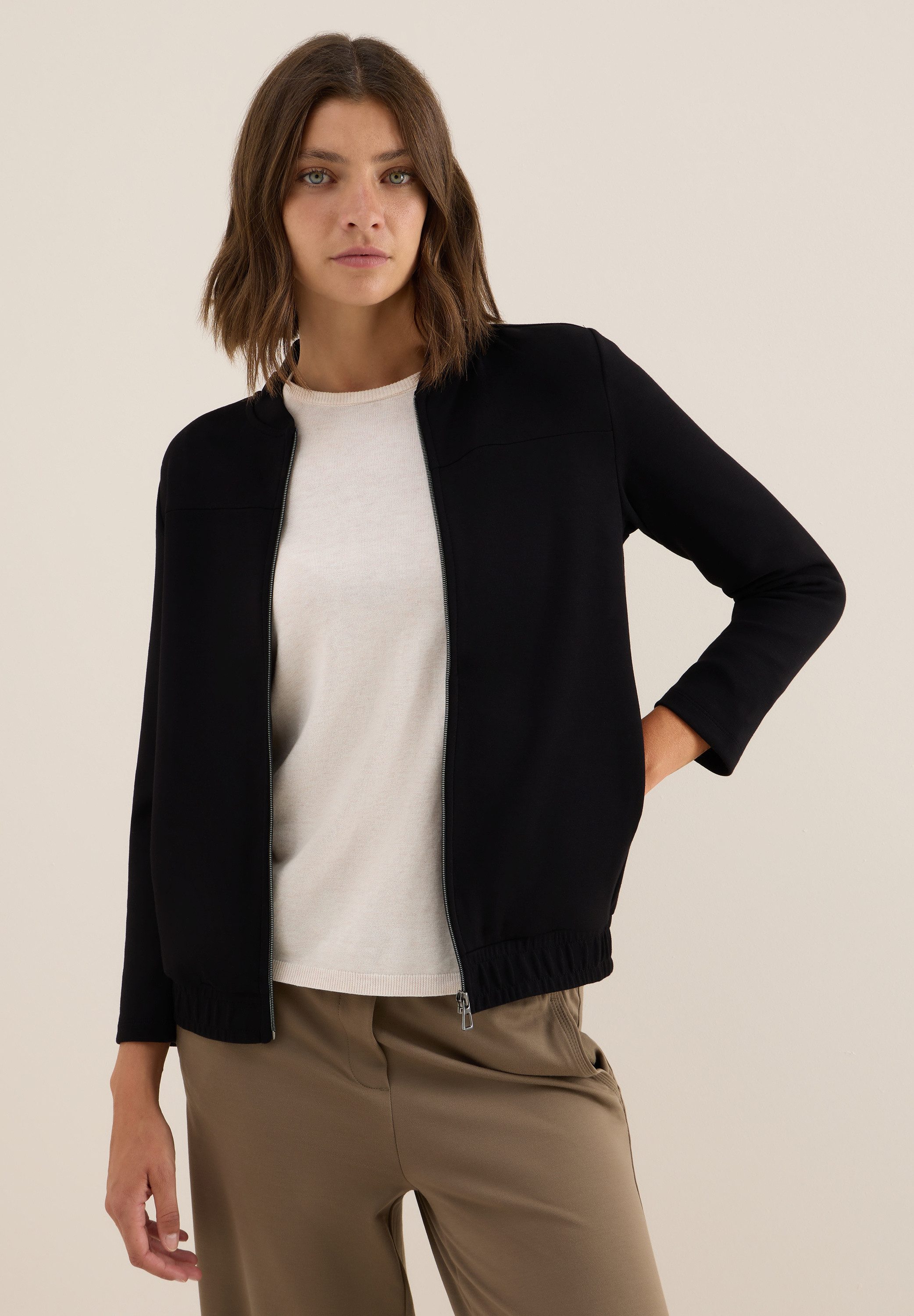 CECIL Cardigan mit Stehkragen