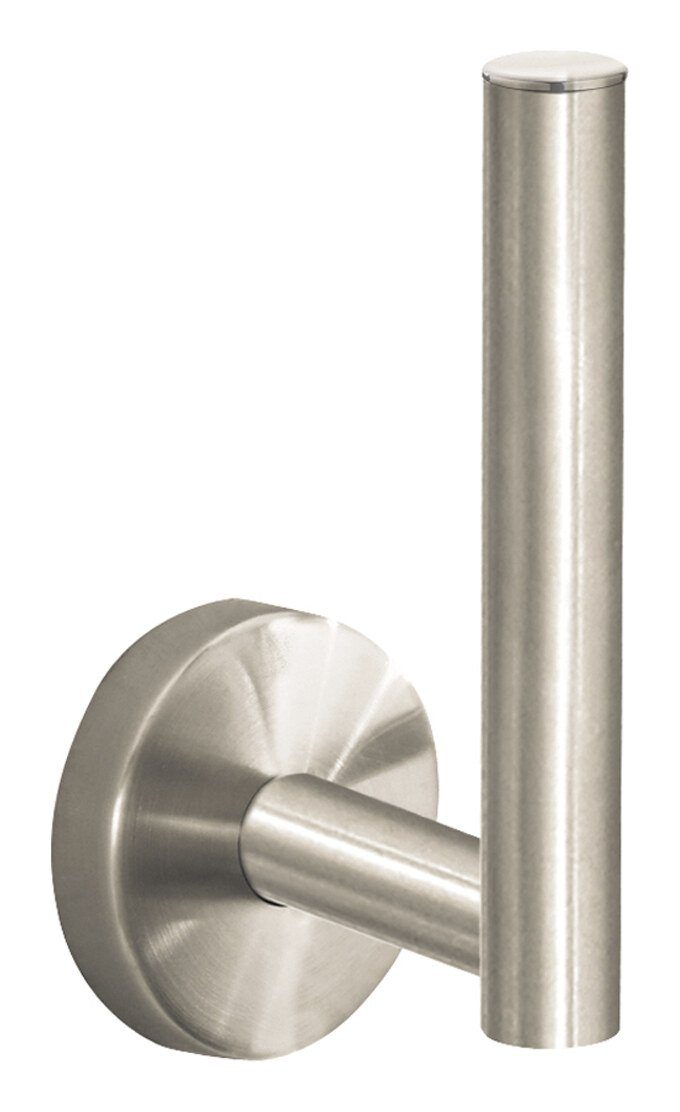 Toilettenpapierhalter Für 4 Rollen – Wand- Oder Tankhalterung, Gebürstetes Nickel, 2 Stück, Schwarz, 42x9x3,5 Cm