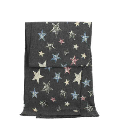 ZEBRO Modeschal Schal mit Sternen