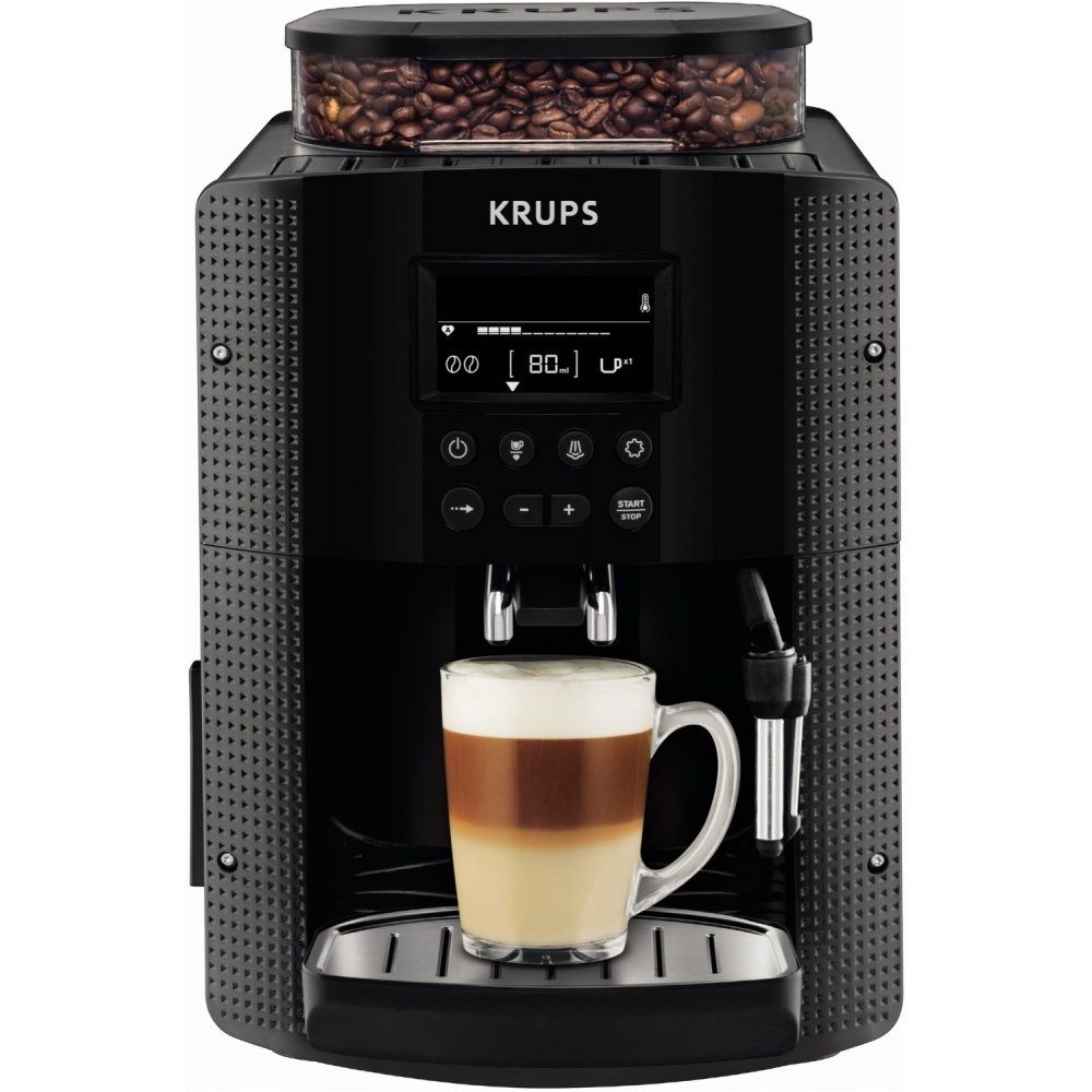 Krups Kaffeevollautomat EA 8150 – Kaffee-Vollautomat – schwarz