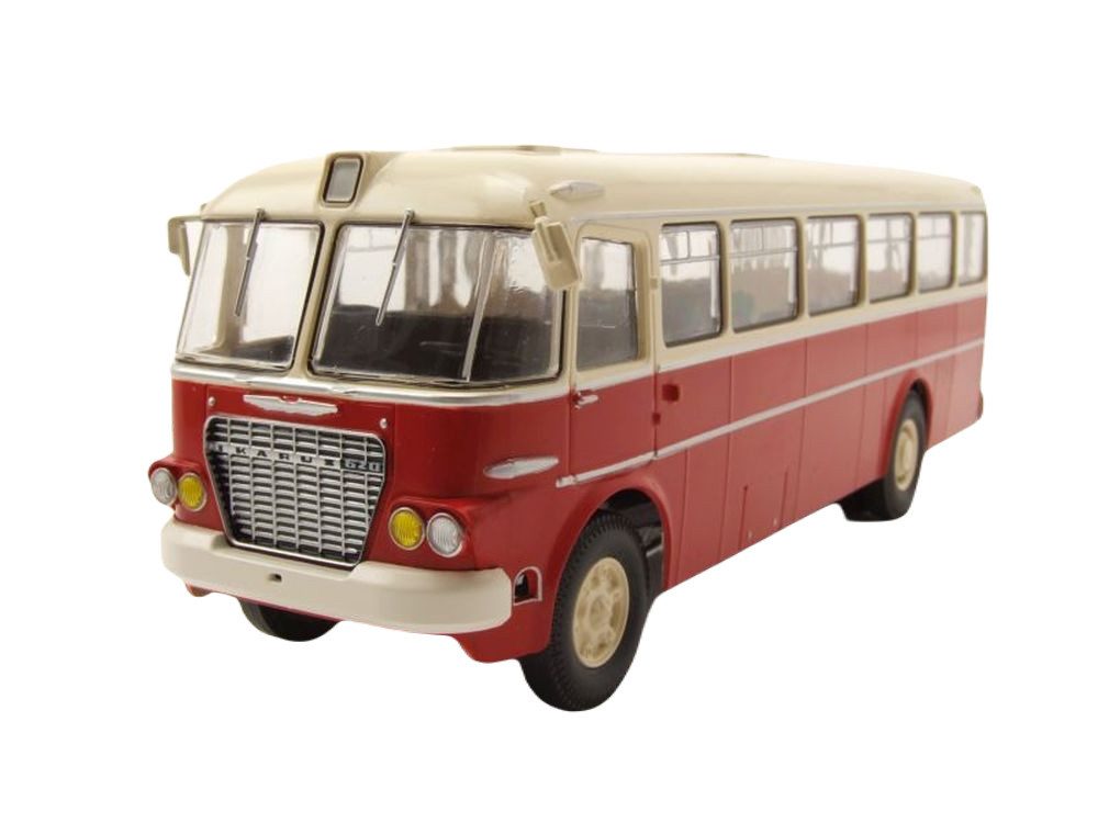 Modellauto Ikarus 620 Bus rot beige