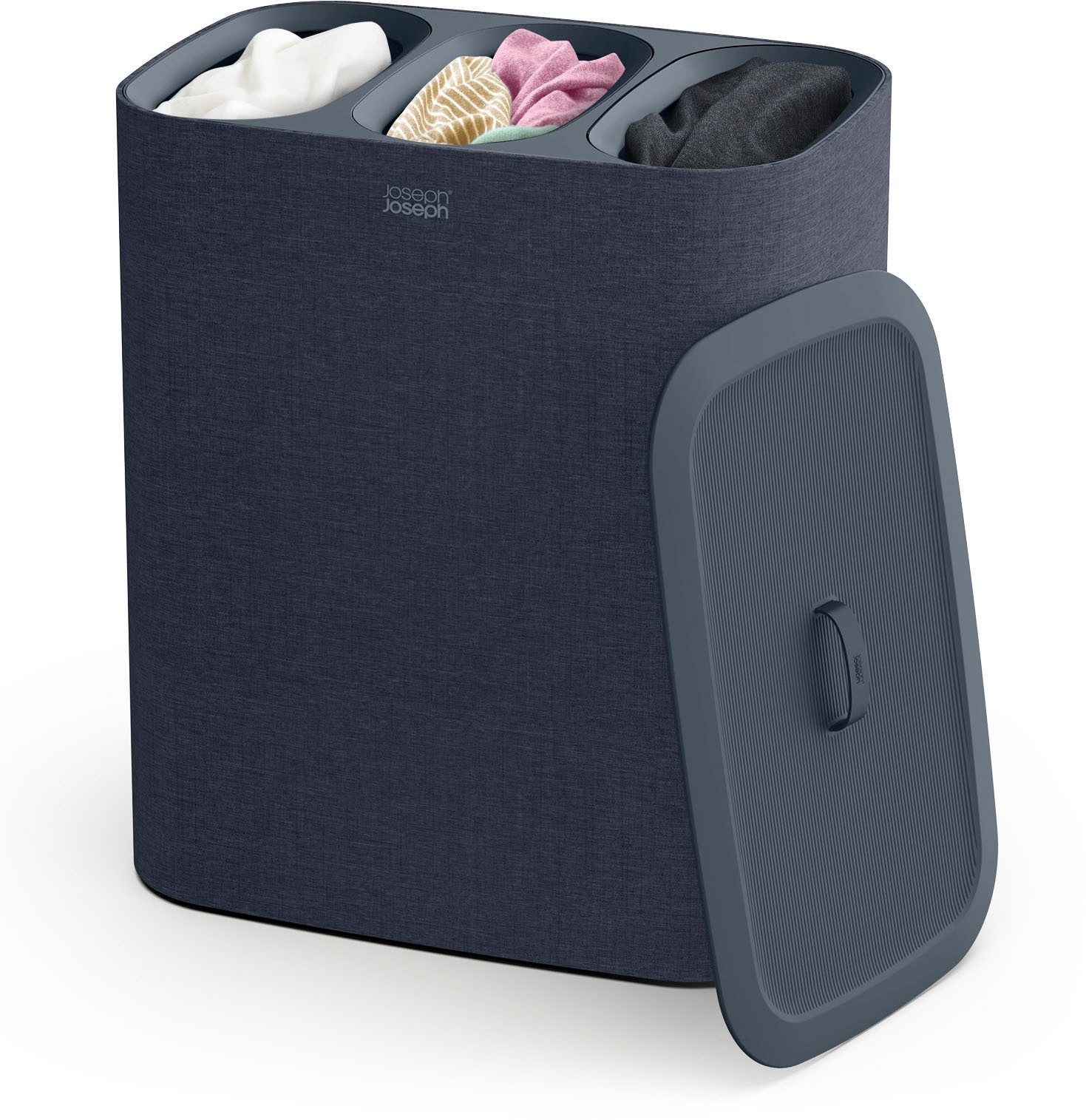 Joseph Joseph Wäschekorb Tota Trio 90-Liter-Wäschetrennkorb, 3x30-Liter-Tra günstig online kaufen