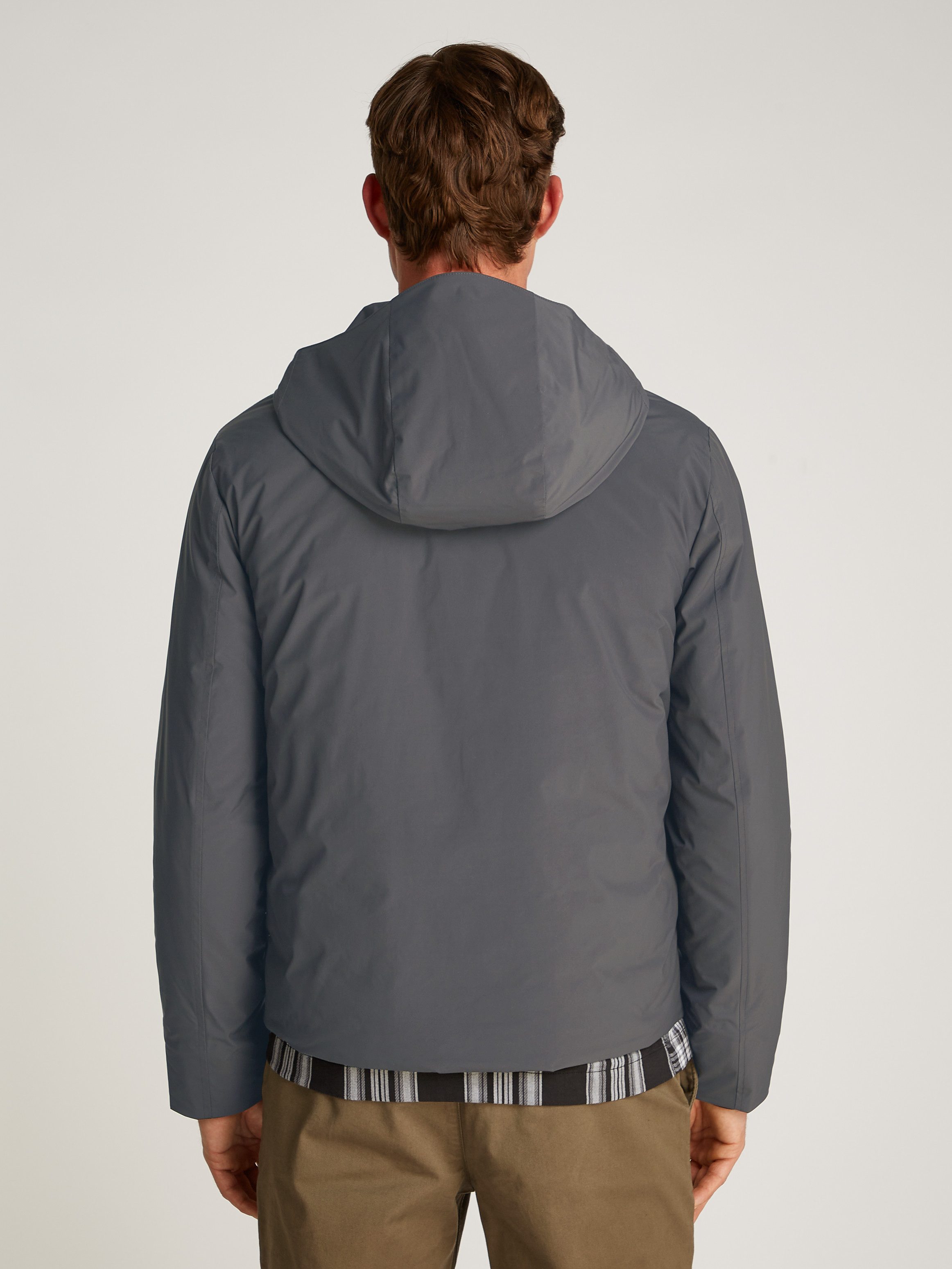 Calvin Klein Outdoorjacke TECHNICAL NON-QUILT JACKET HOOD mit Logoprint günstig online kaufen