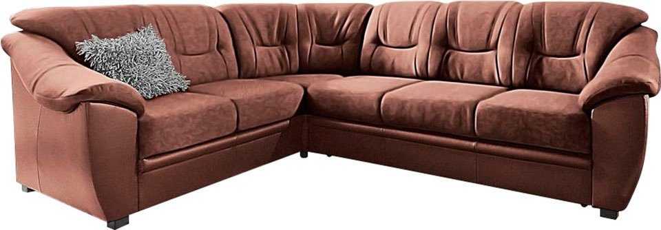 sit&more Ecksofa "Savona L-Form", wahlweise mit Bettfunktion, inklusive Fed günstig online kaufen