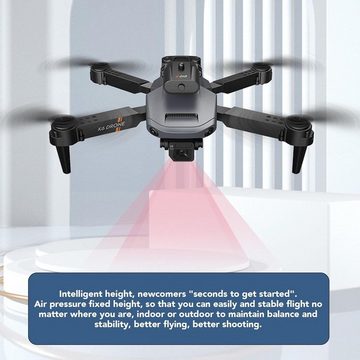 ciciglow Drohne (2048x1080, Intelligentes Schweben und Hindernisvermeidung 50-Fach Zoom-WLAN Drohn)