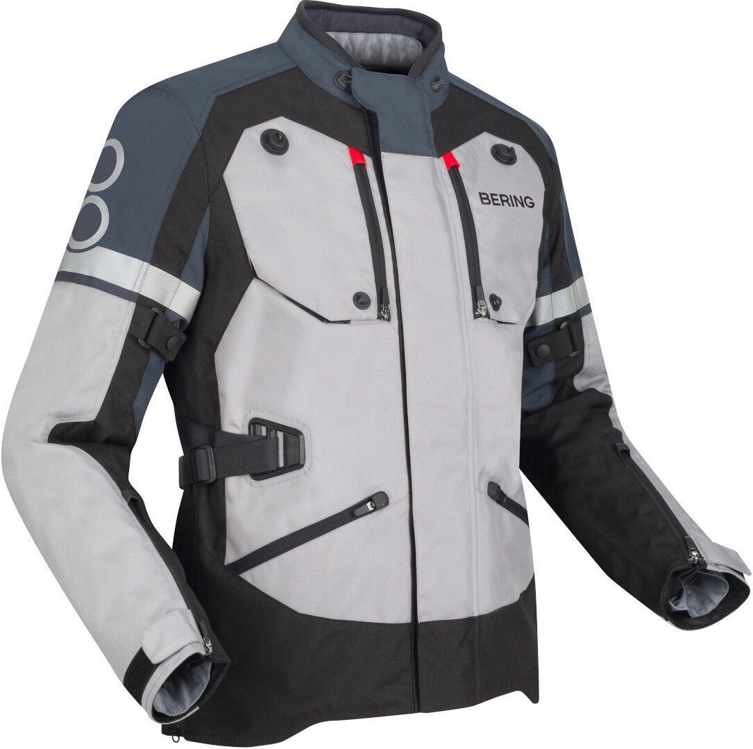 Bering Motorradjacke Halifax 17353 wasserdichte Motorrad Textiljacke herausnehmbares Innenfutter,wasserdicht