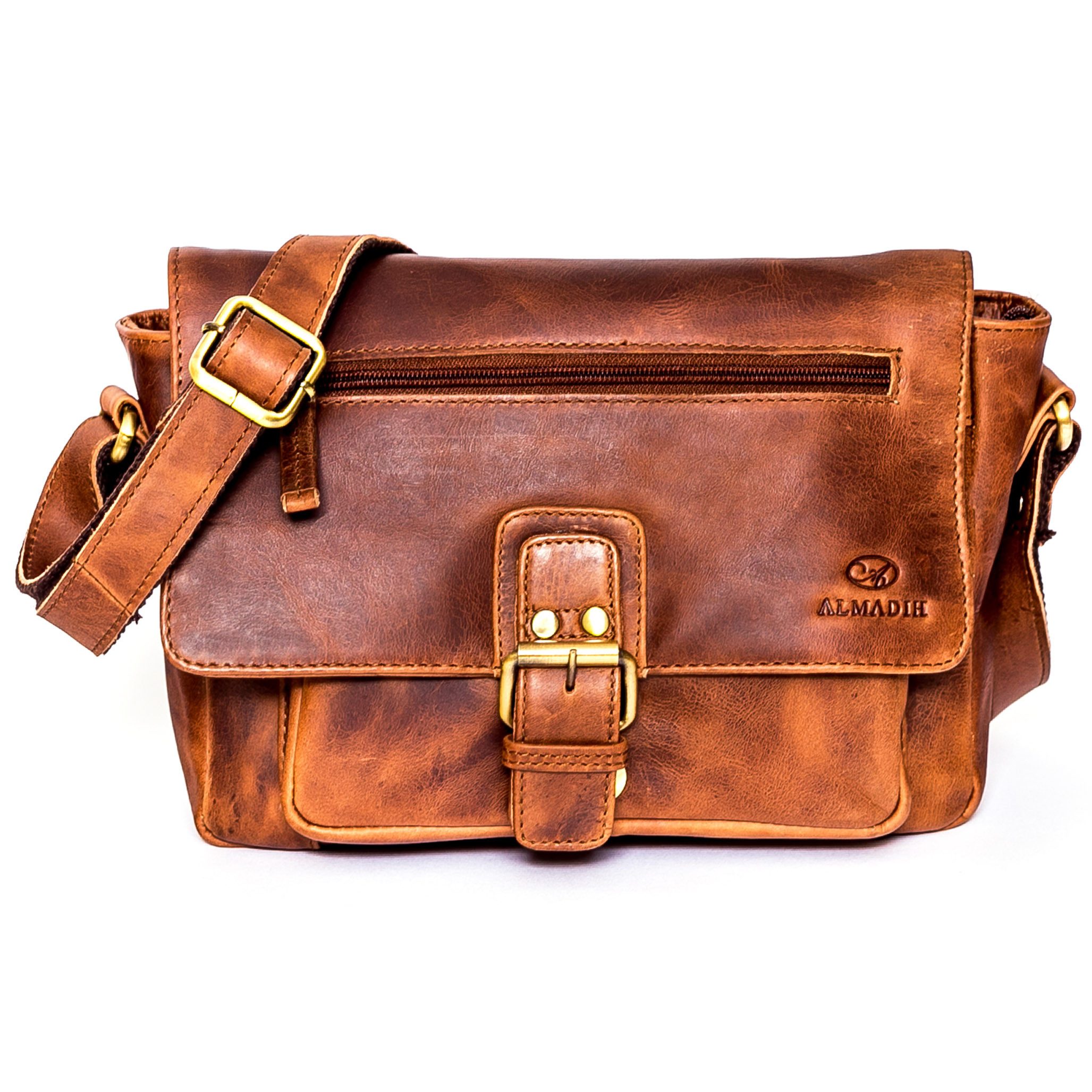 ALMADIH Schultertasche Leder Damen KIM Ledertasche günstig online kaufen
