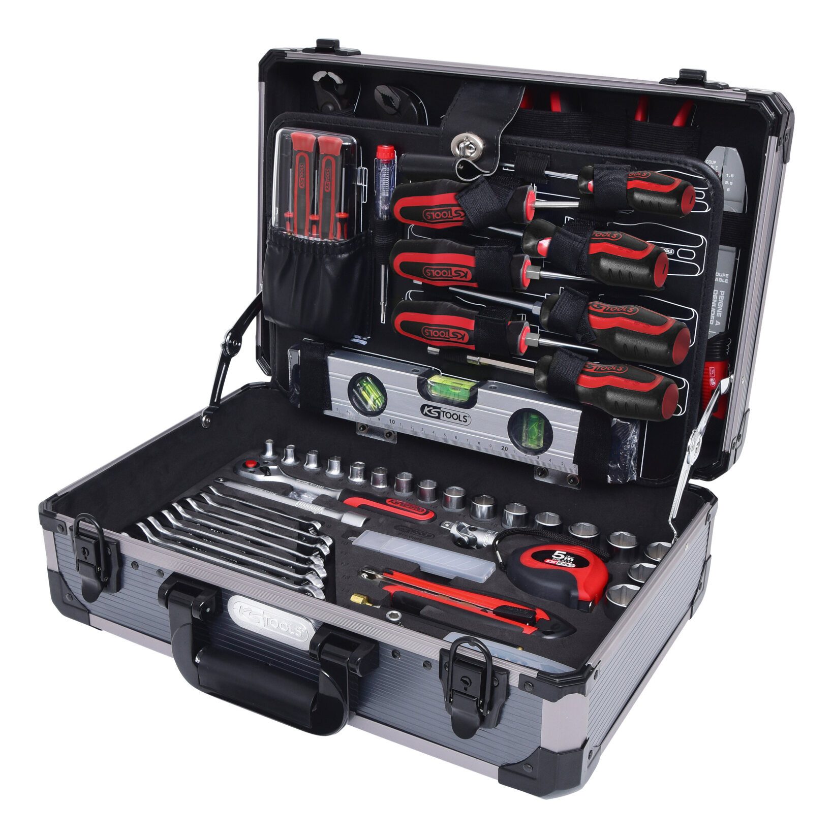 KS Tools Werkzeugkoffer (165 St), 3/8" UniversalSatz, 165-teilig