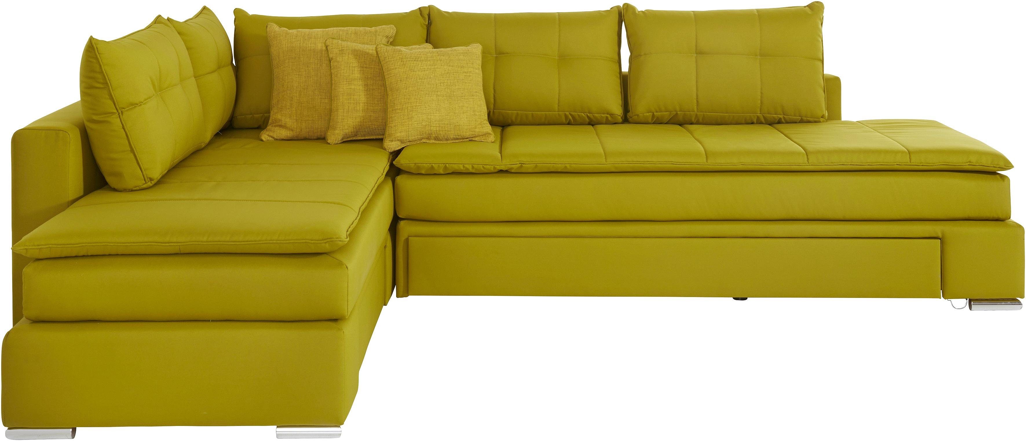INOSIGN Ecksofa "Night & Day L-Form, B: 304 cm", mit Bettfunktion, Bettkast günstig online kaufen