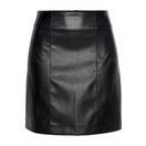 LASCANA Lederimitatrock mit modischen Teilungsnähten, schmale Form, Minirock, Business-Look