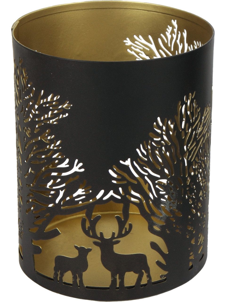 Trend Line Teelichthalter TrendLine Deko Metall Teelichthalter Winter 10 x günstig online kaufen