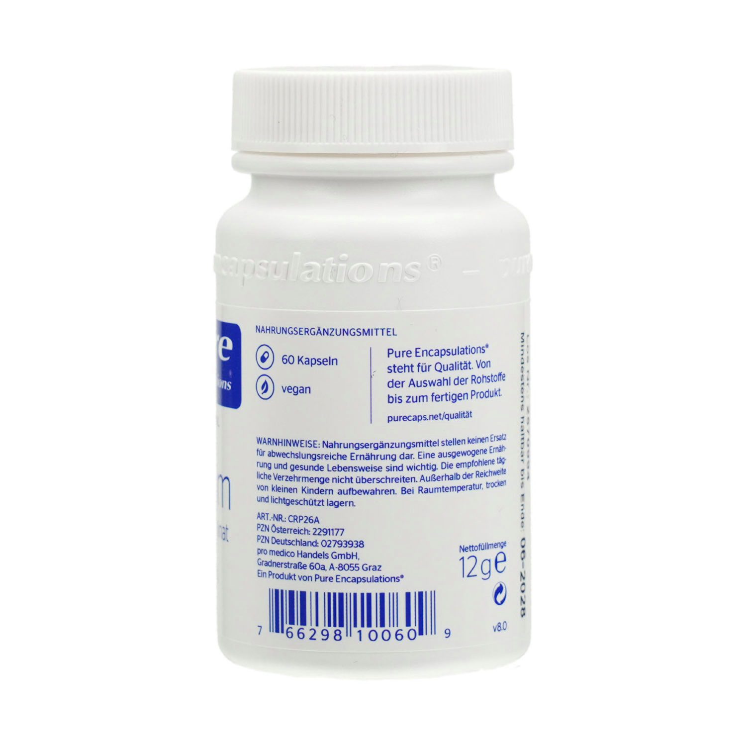 Pure PURE ENCAPSULATIONS Chrom Chrompicol.200μg Kapseln Kapsel