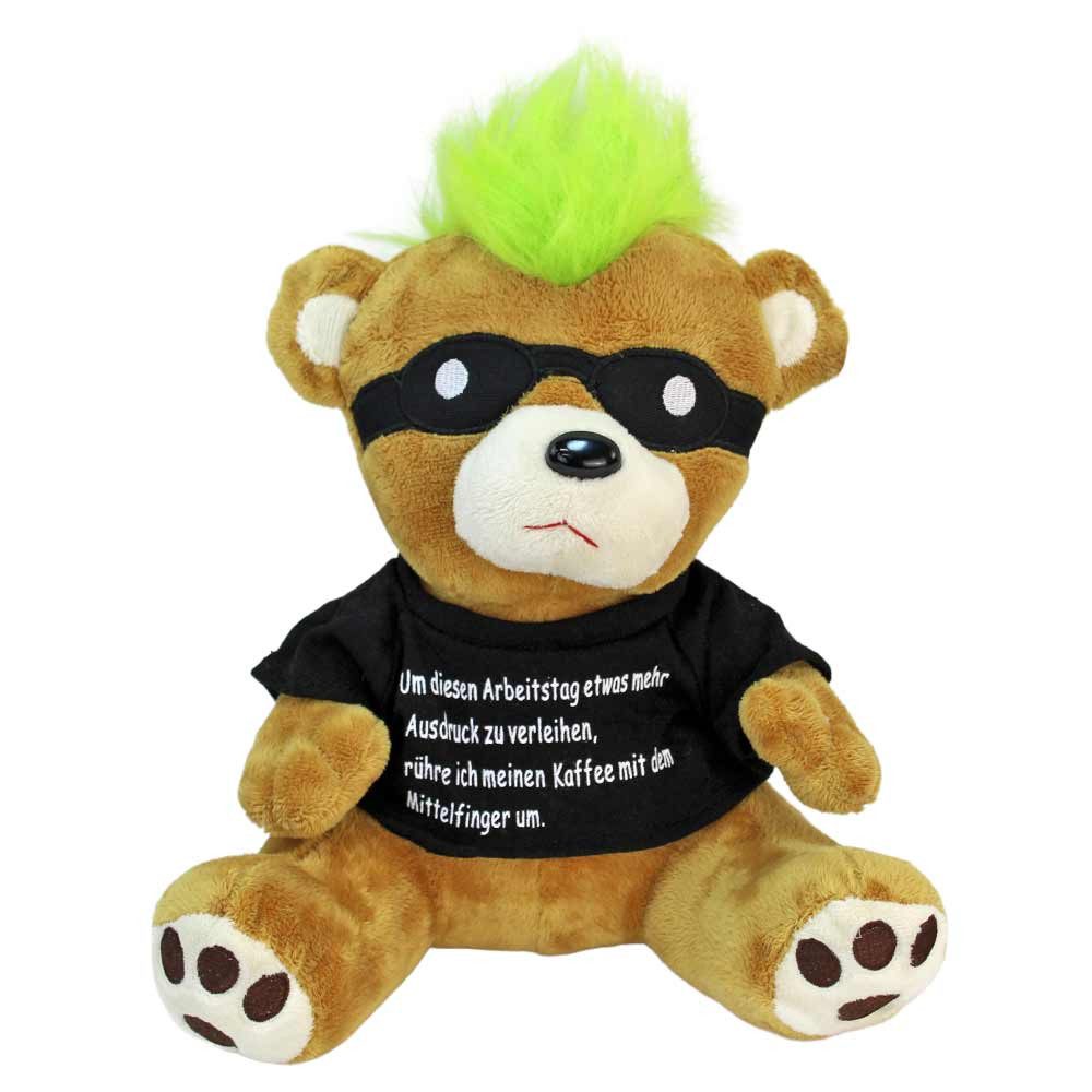 Euro Souvenirs Kuscheltier Teddy mit witzigem Spruch auf Shirt "Chef" - ca. 30 cm (1-St)