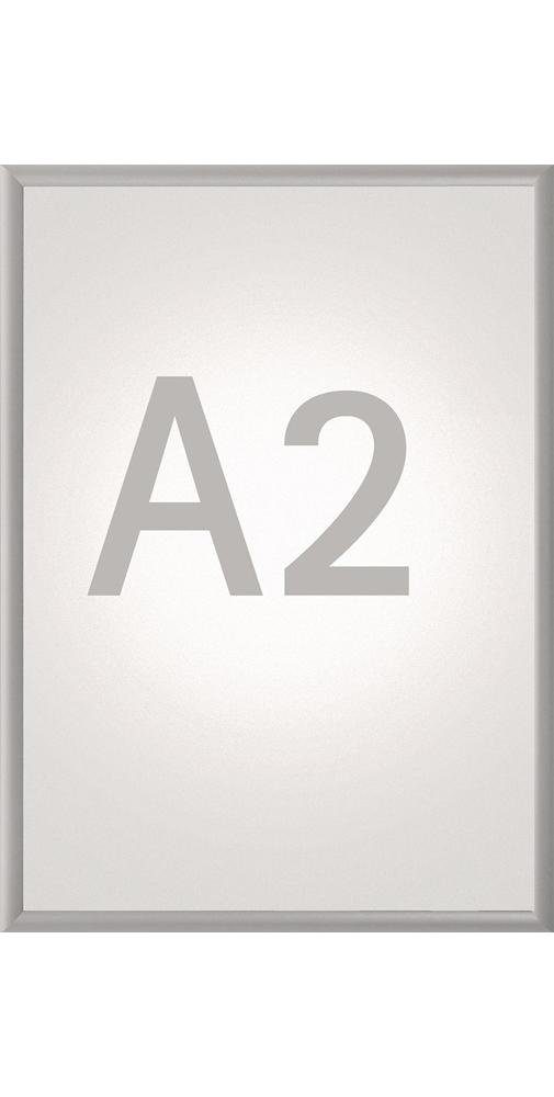 DIN Bilderleiste Klapprahmen eloxiert Plakatmaß Maul aluminium A2