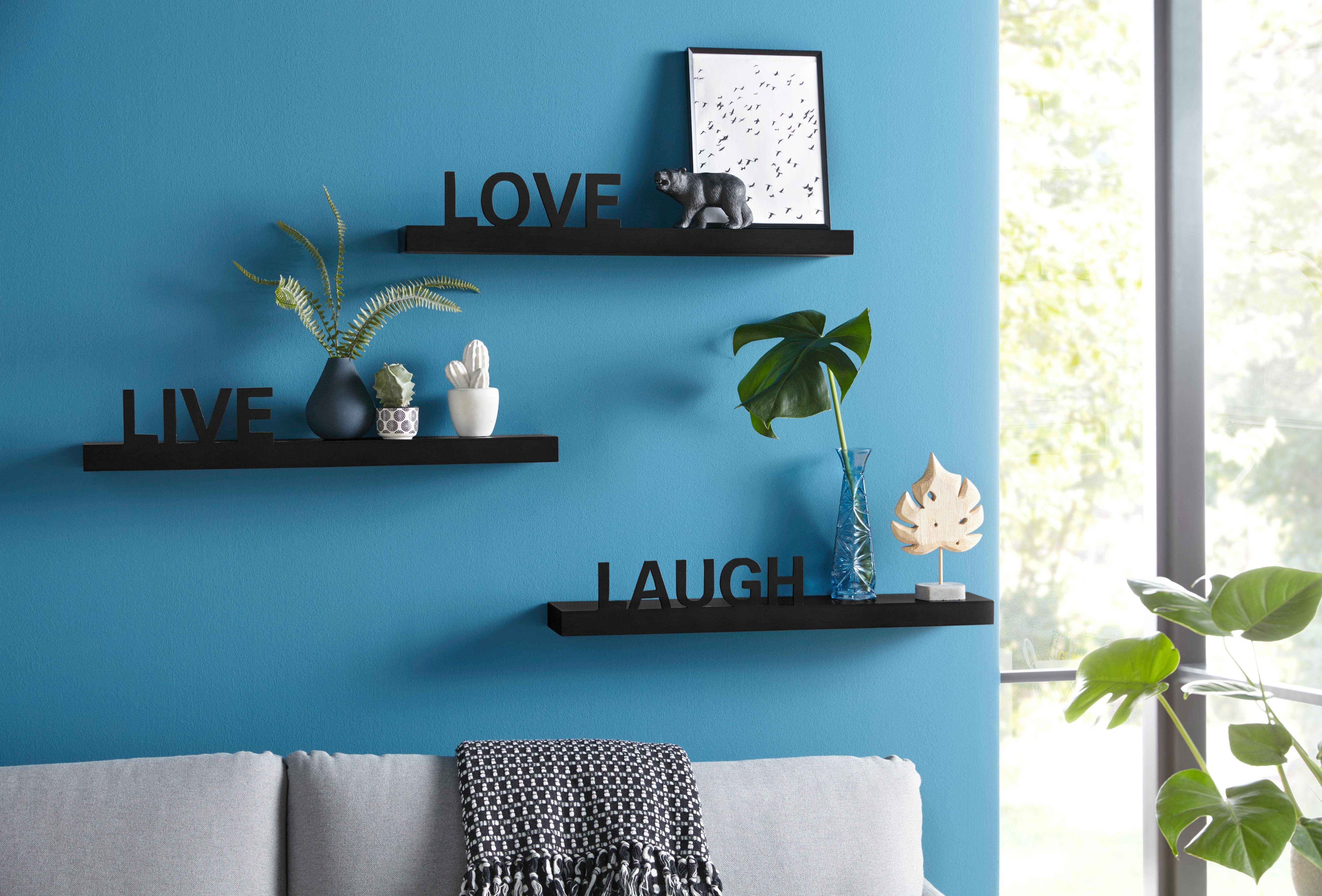 my home Deko-Wandregal Live - Love günstig online kaufen