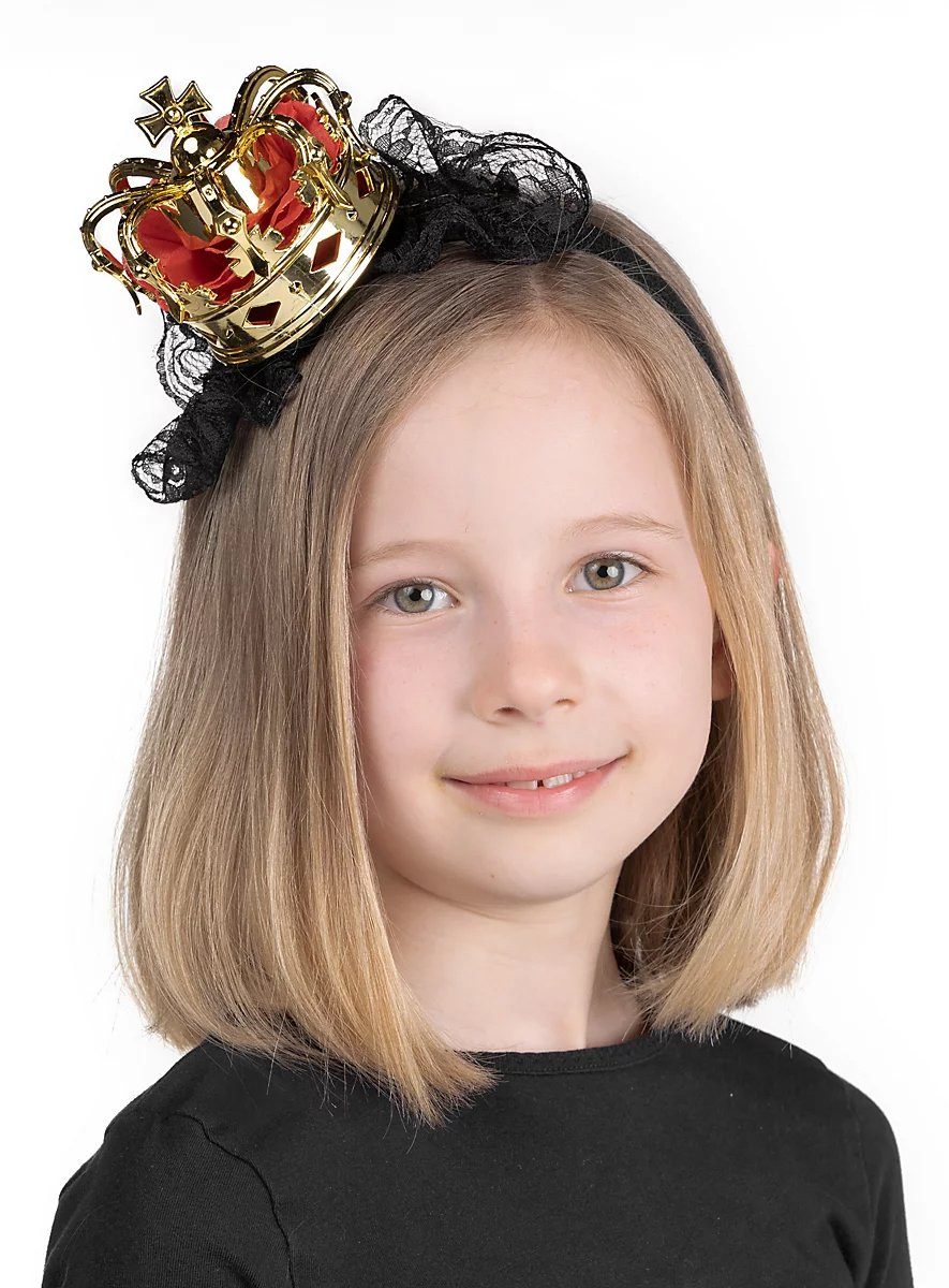Kostüm Goldkrone Diadem für Kinder