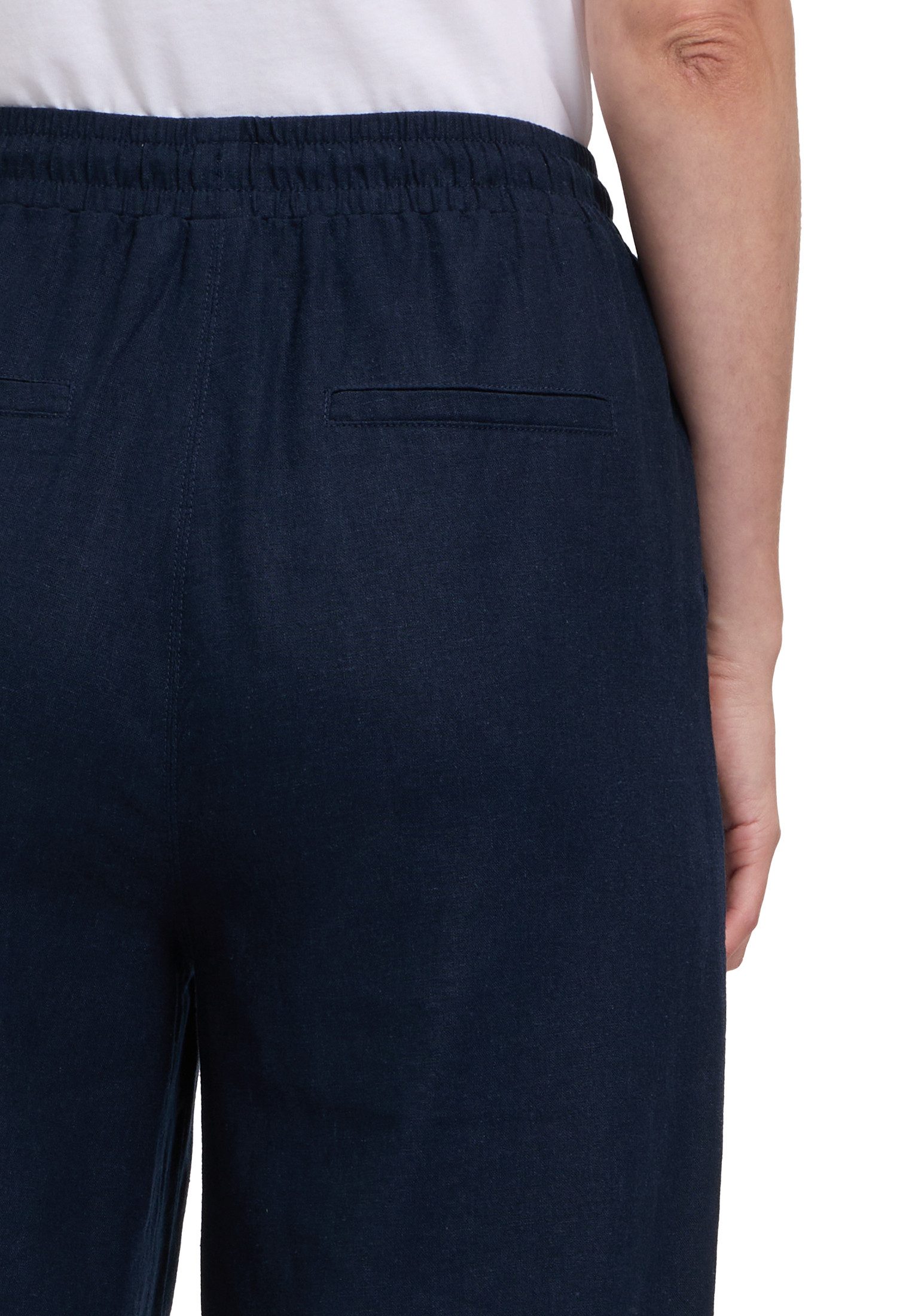 Betty&Co Leinenhose Damen mit elastischem Bund Material