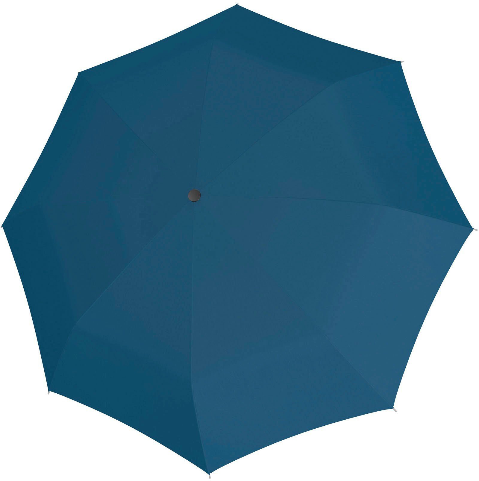 doppler® Taschenregenschirm Smart fold blue uni, crystal