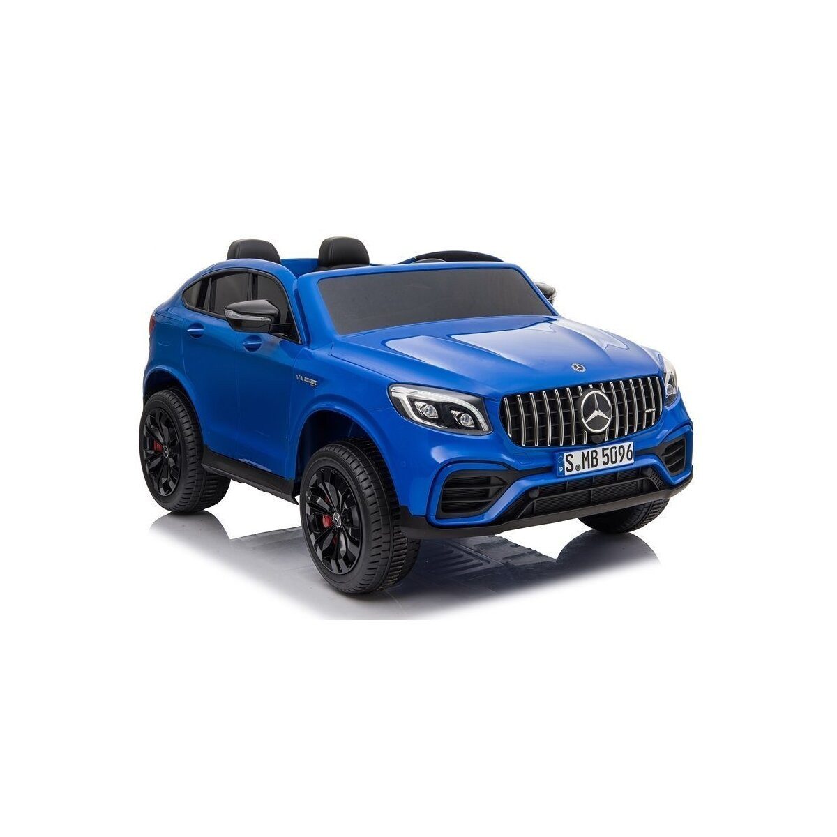 Wisam Elektro-Kinderauto Kinderfahrzeug Mercedes GLC 63S Blau lackiert