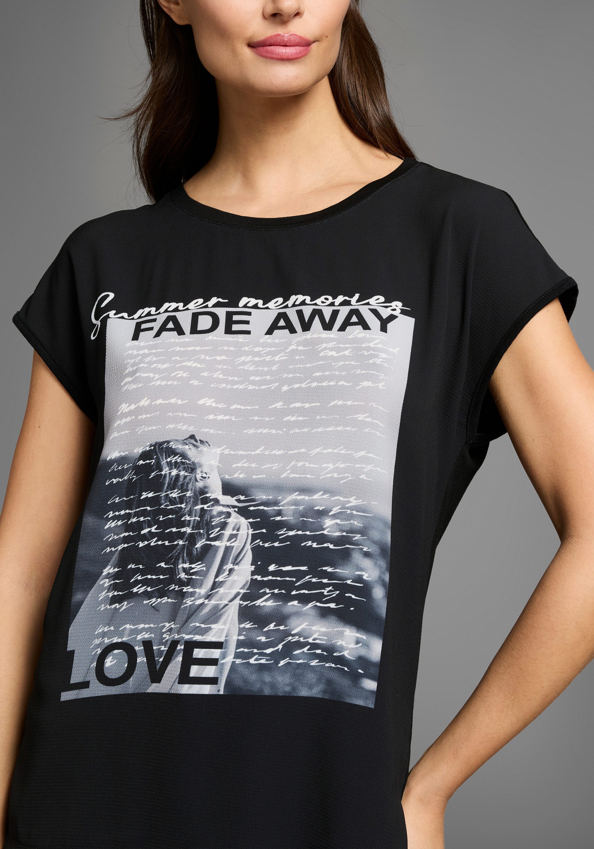 Laura Scott Shirtbluse mit sommerlichen Fotoprint günstig online kaufen