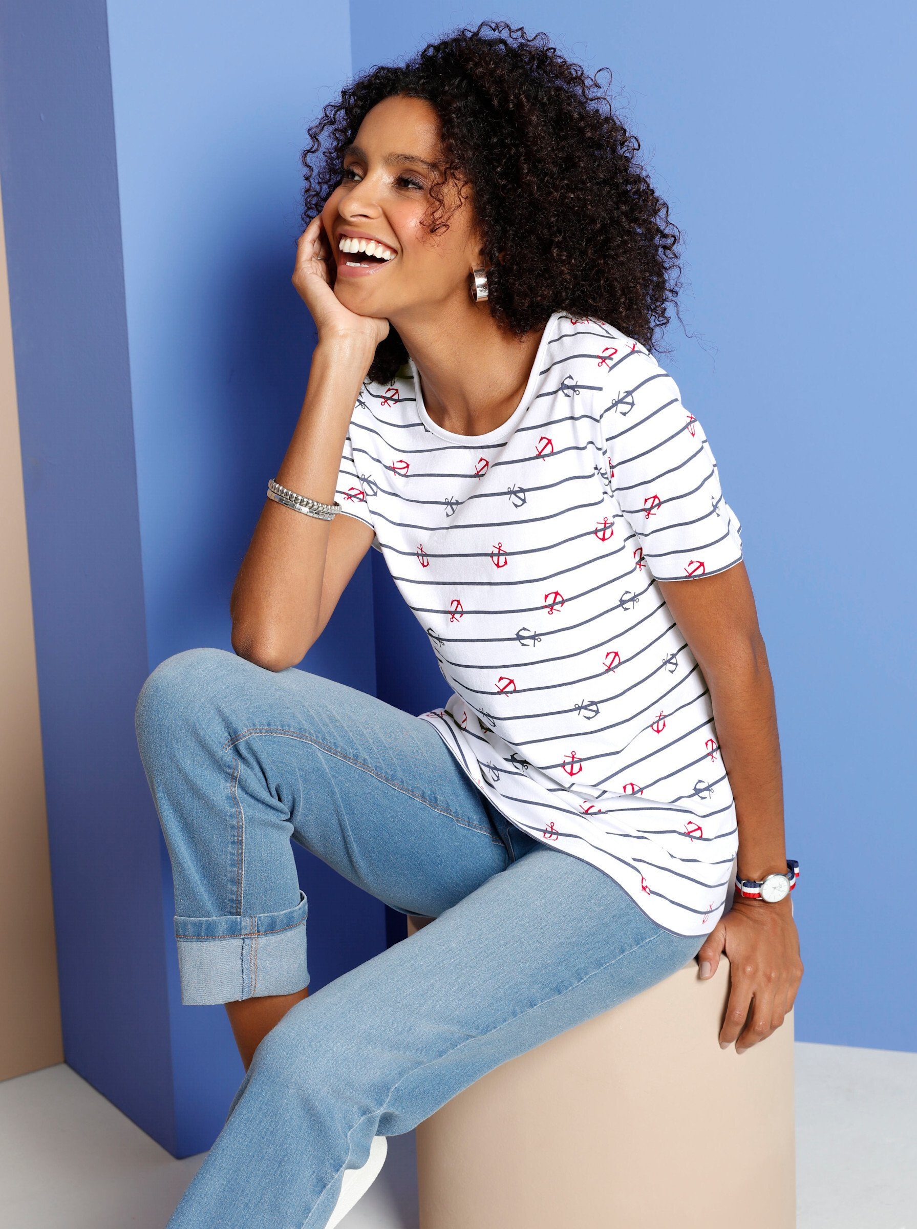 Sieh an! T-Shirt Shirt Kurzarm