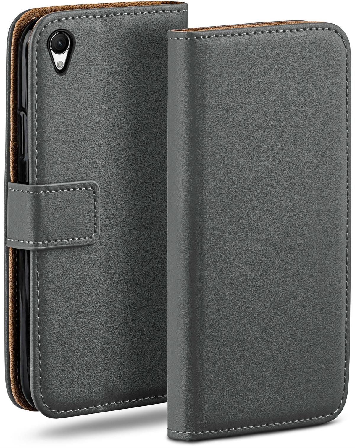 moex Handyhülle moex® Book Case für Sony Xperia Z3, Hülle mit Kartenfach Klapphülle PU Leder, Flip Case Wallet Lederhülle
