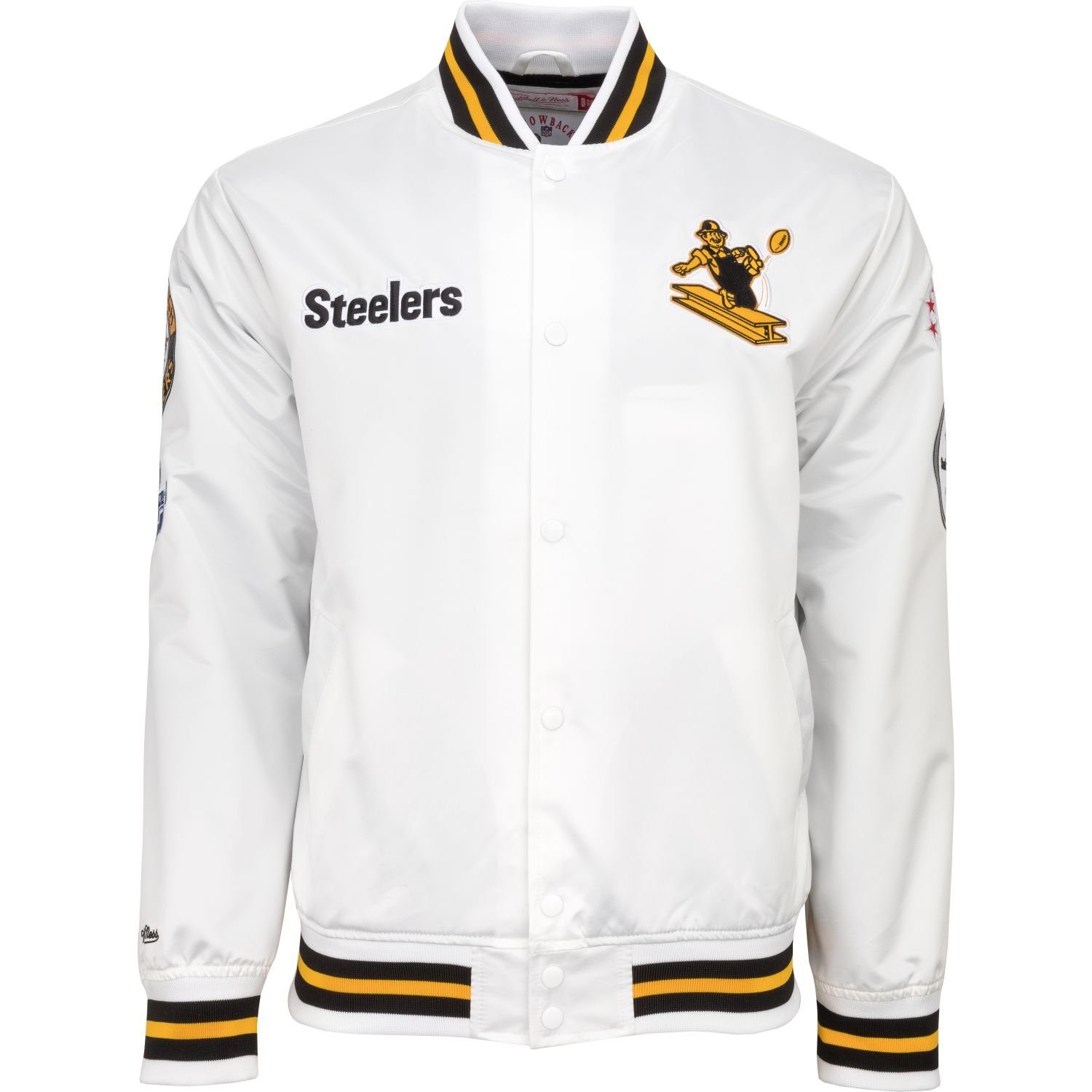 Mitchell & Ness Collegejacke City Collection Satin Pittsburgh Steelers