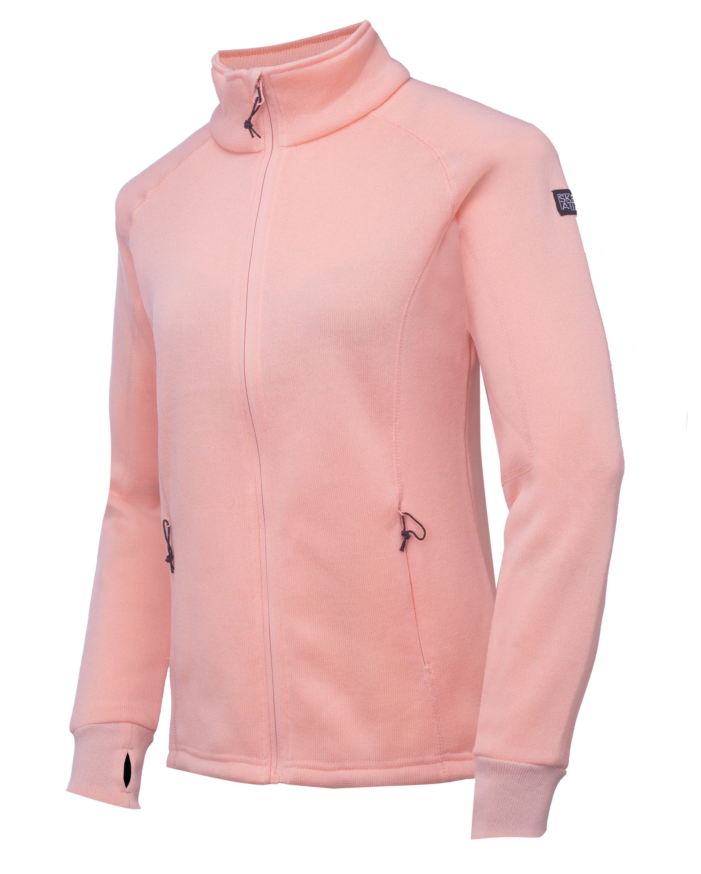 Skratta Fleecejacke Damen Strickfleecejacke Liska