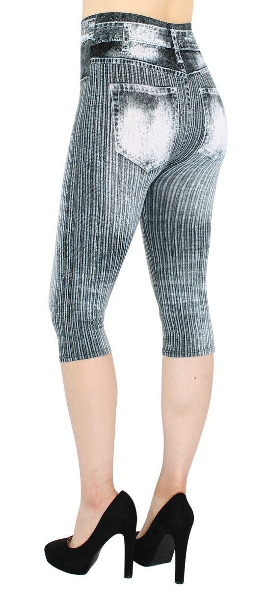 dy_mode Caprileggings Capri Jeggings Damen 3/4 günstig online kaufen