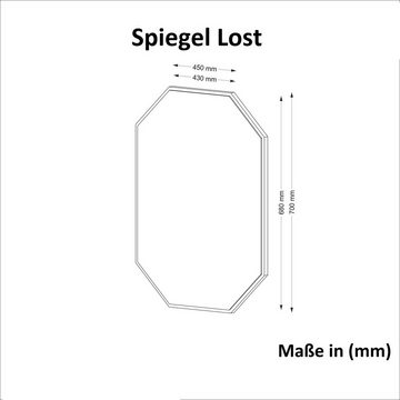 moebel17 Spiegel Spiegel Lost Walnuss