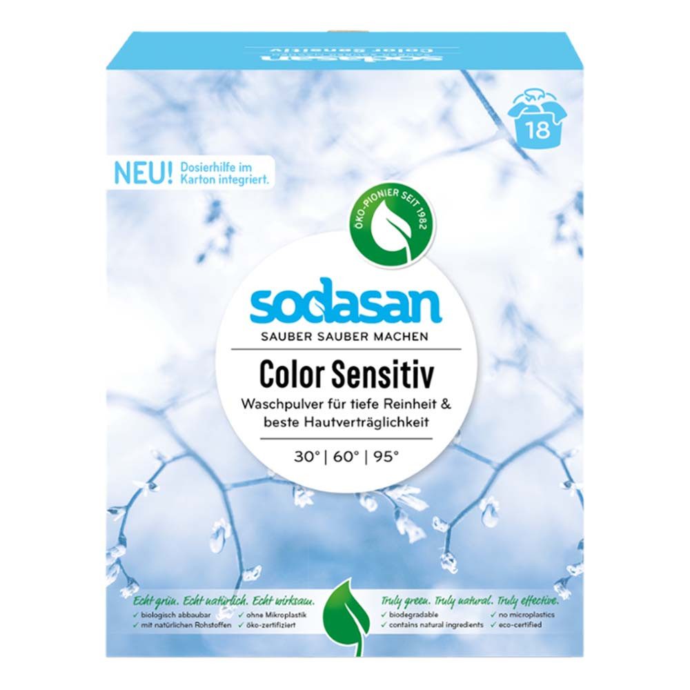 Sodasan Color Sensitiv Waschpulver 1,01kg Colorwaschmittel