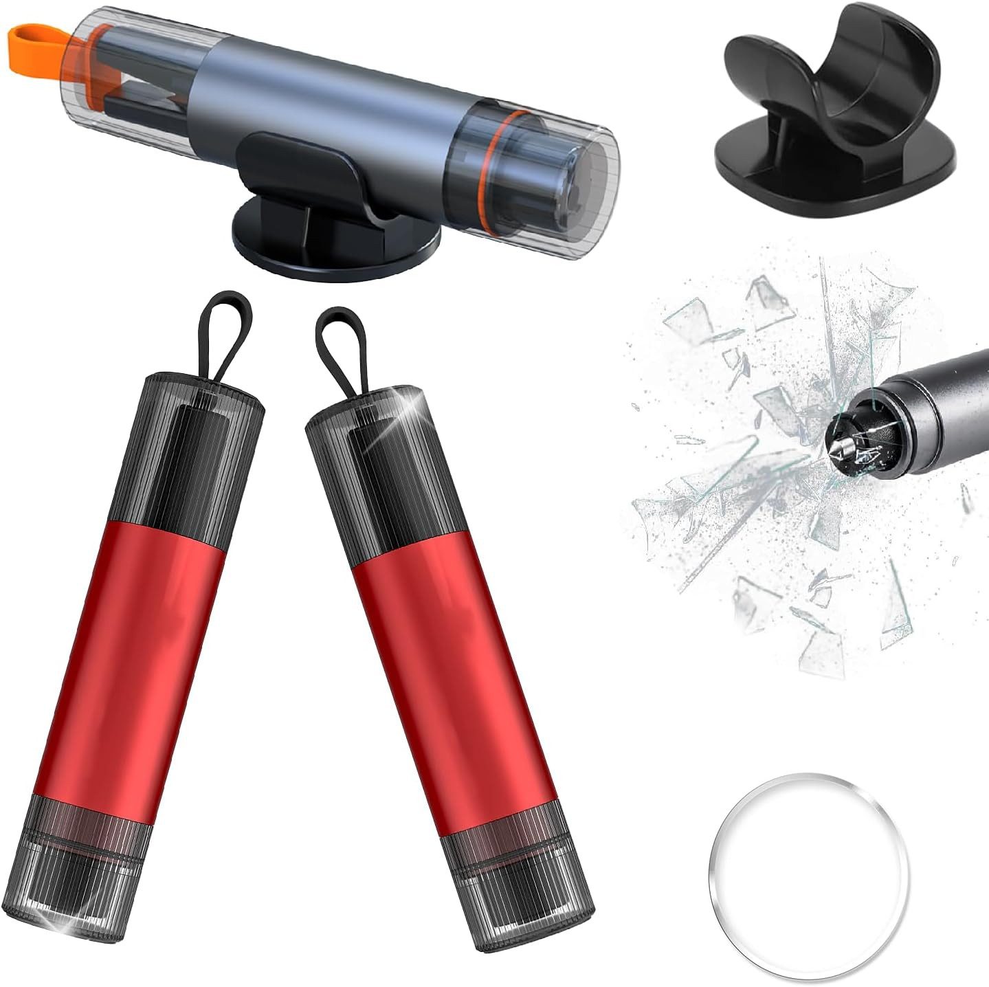 Happy Home Hammer 2Pack Notfall- und Sicherheitswerkzeug Nothammer Auto Gla günstig online kaufen