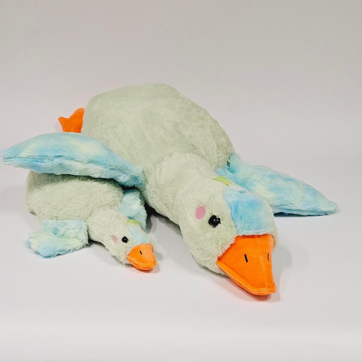 soma Kuscheltier Ente Kuscheltier Plüsch 42cm Plüsch Kuschelkissen Flugente Gans grün (Set, 1-St., Geschenk-Set), Reisekissen zum kuscheln Plüschtier Geschenk-Idee Kinder sale