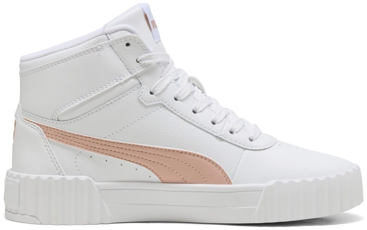 PUMA Puma Carina 3.0 Mid White-Rose Quartz-Gold Sneaker – Bild 3 von 5