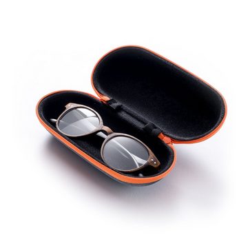 FEFI Brillenetui Leichtes Hardcase Brillenetui - Sport- und Sonnenbrillen Etui, Set aus 1 Etui + hochwertigem Mikrofasertuch