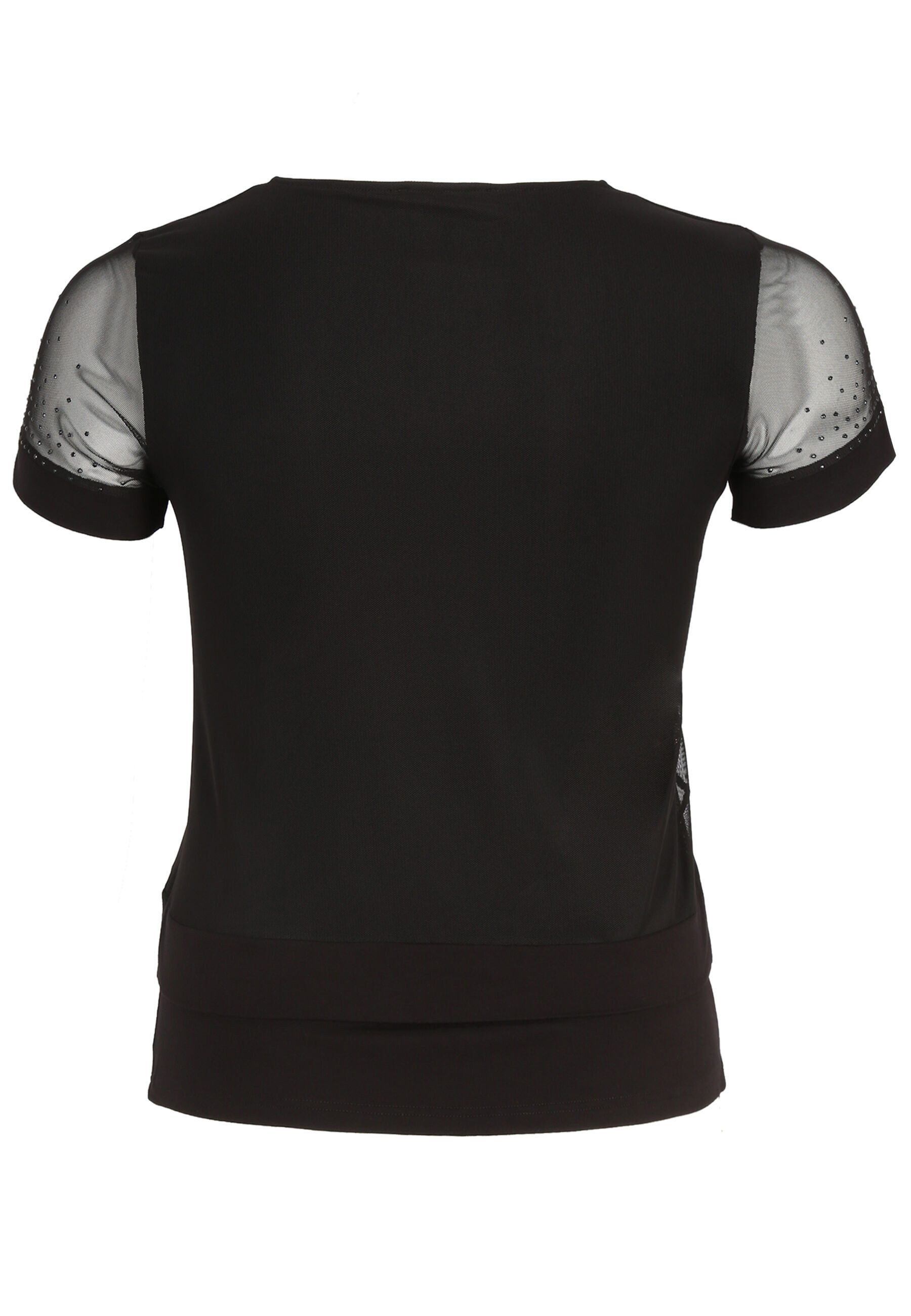 Doris Streich Rundhalsshirt (1-tlg) mit Schmucksteinchen