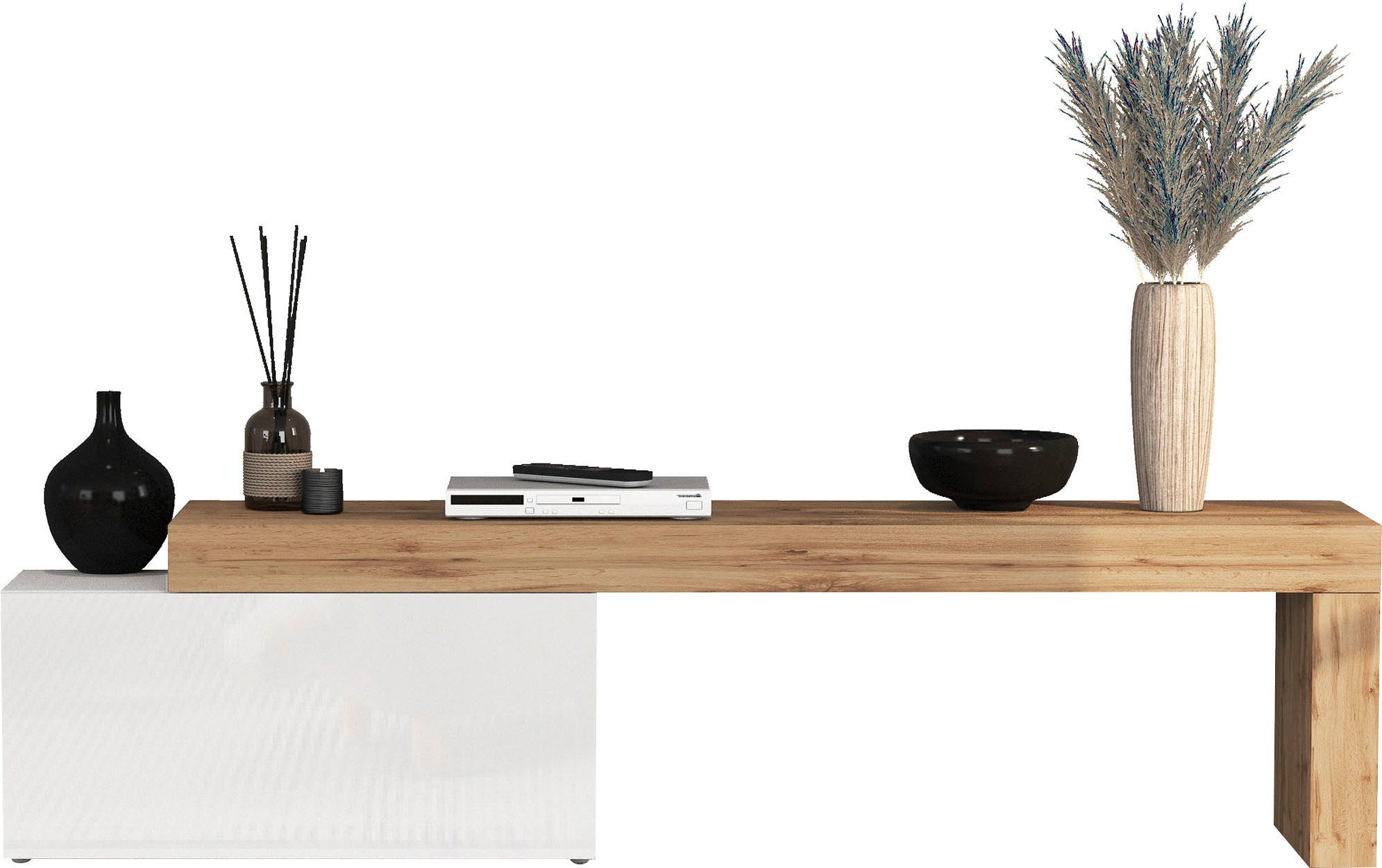 INOSIGN Lowboard Chronos TV-Board, TV-Schrank (1 St., Breite verstellbar vo günstig online kaufen