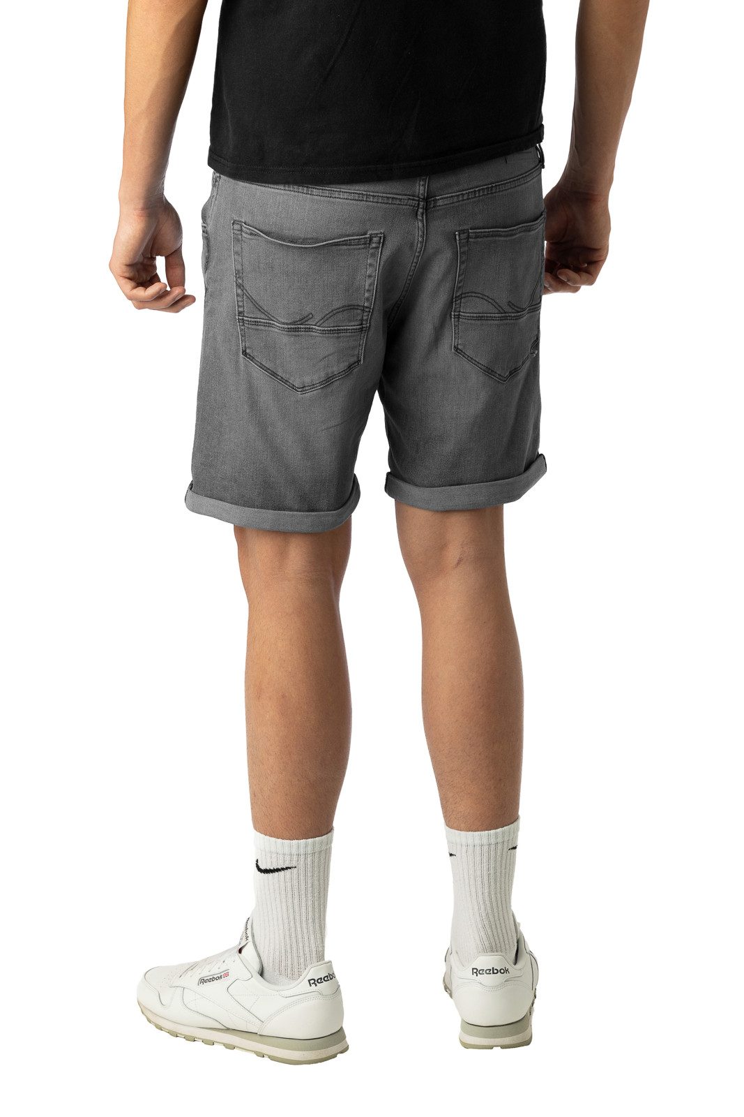 Jack & Jones Jeansshorts JACK & JONES JEANS SHORTS JJIRICK JJICON SHORTS Stretch Denim