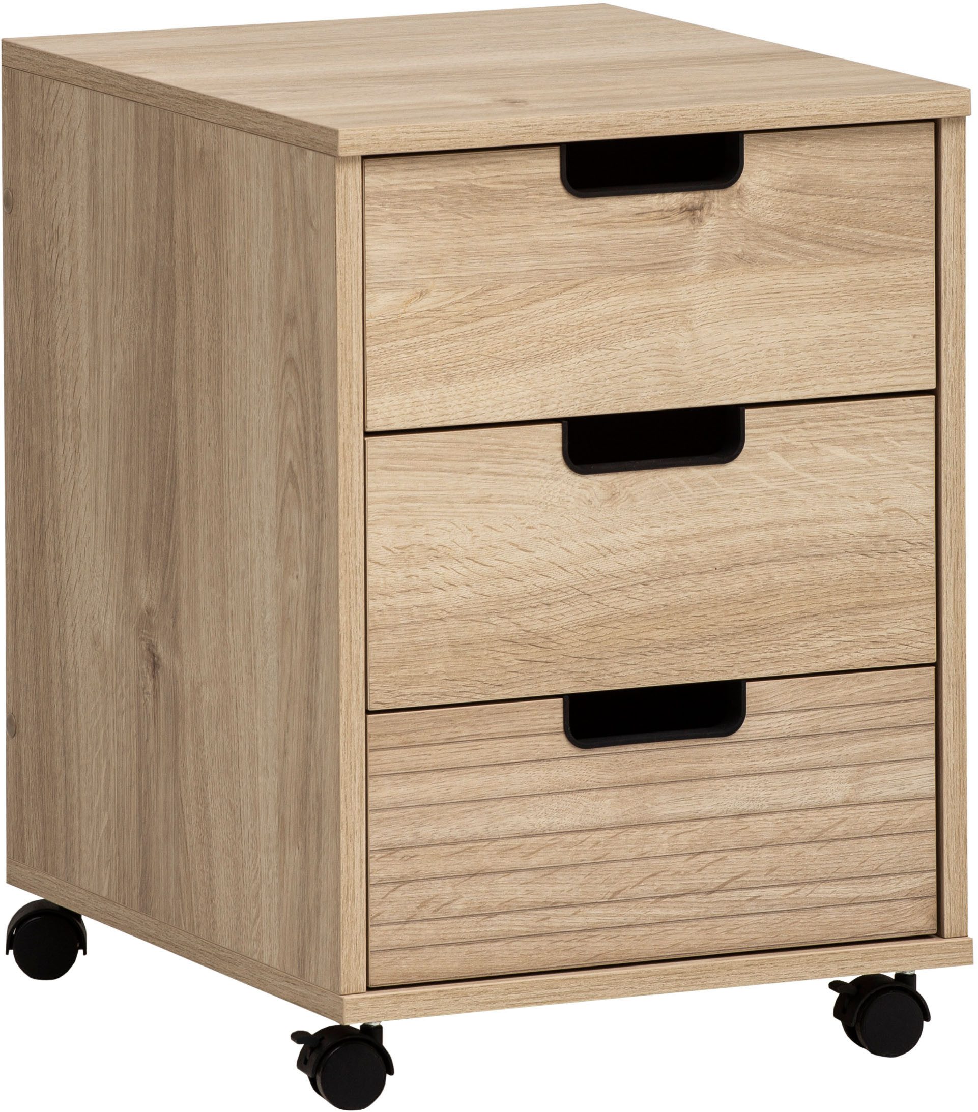 Rollcontainer Emmik, Breite 40,1 cm, mit 3 Schubkästen