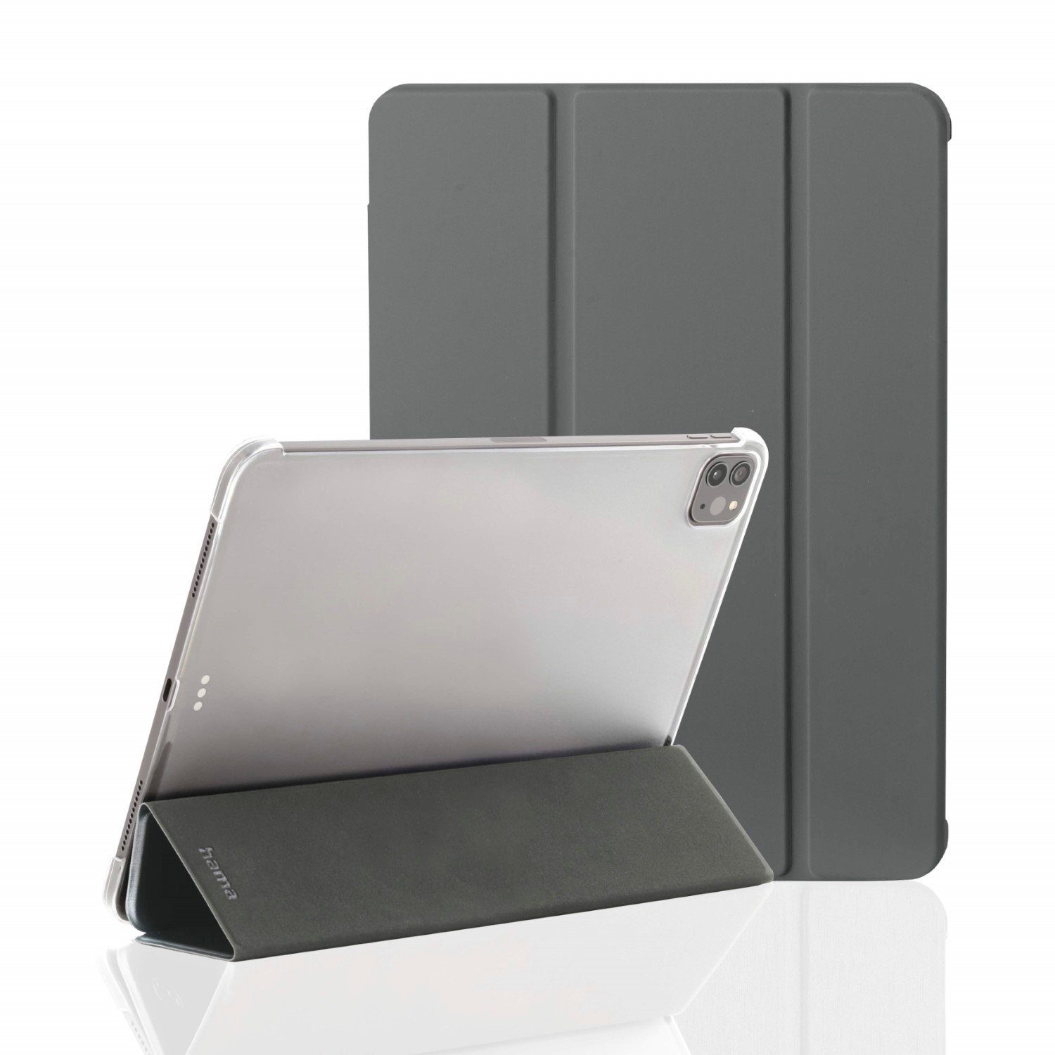 Hama Tablet-Hülle Smart Case Fold Clear Tasche Cover Hülle Grau, für Apple iPad Pro 11" 2020 2. Generation 2021 3. Gen. 2022 4. Gen. – Bild 5 von 5