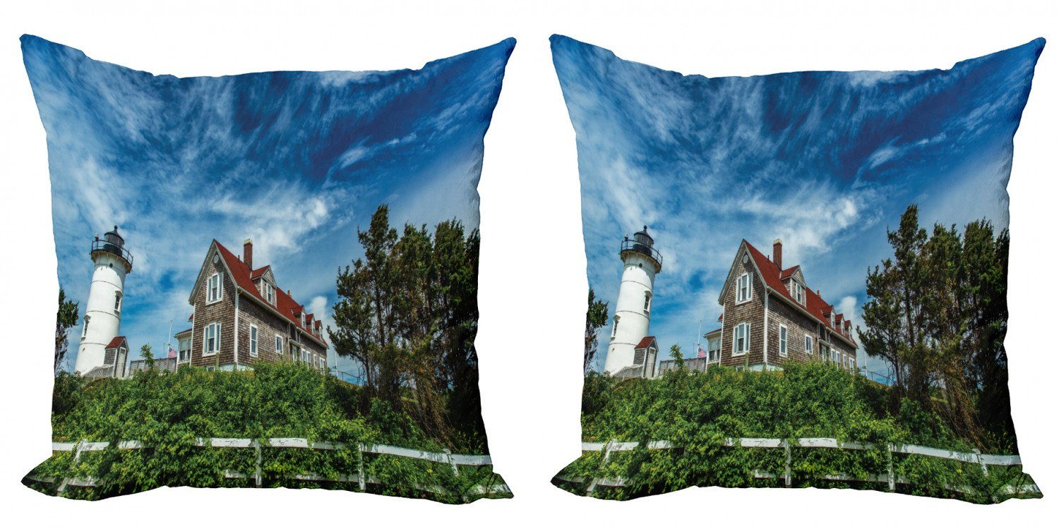 Landschaft Doppelseitiger Stück), Cape (2 Abakuhaus Kissenbezüge Modern Massachusetts Cod Digitaldruck, Accent