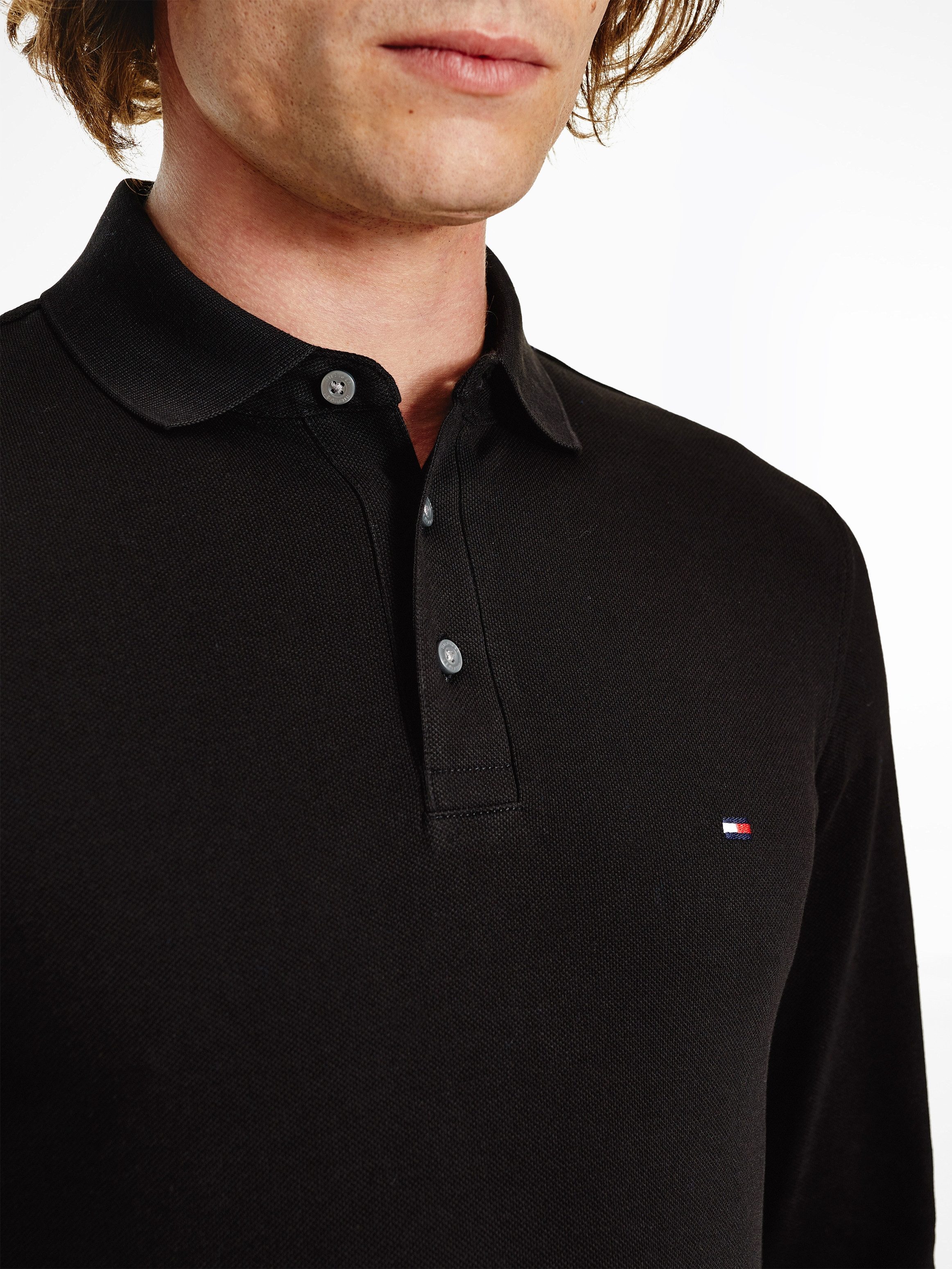 Tommy Hilfiger Langarm-Poloshirt 1985 SLIM LS POLO