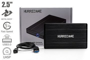 HURRICANE Hurricane 12.5mm GD25650 400GB 2.5" USB 3.0 Externe Aluminium Festpla externe HDD-Festplatte