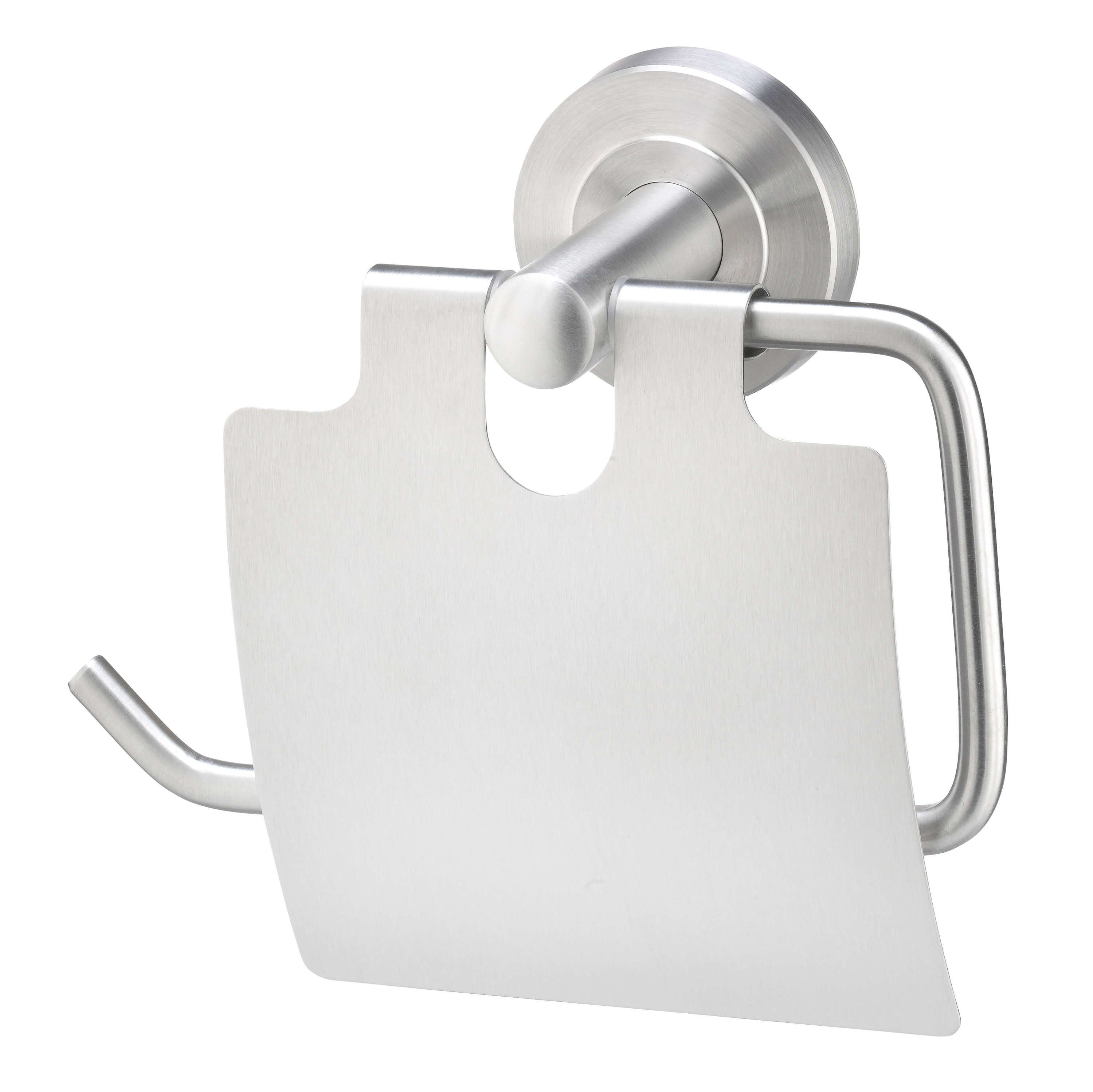 Amare Bath Toilettenpapierhalter Toilettenpapierhalter (1-St) Silber