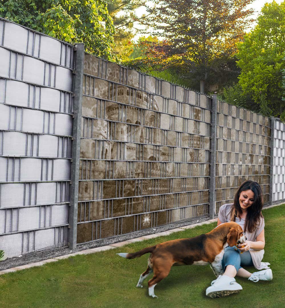 MyMaxxi Sichtschutzstreifen Sichtschutzstreifen Paris Collage