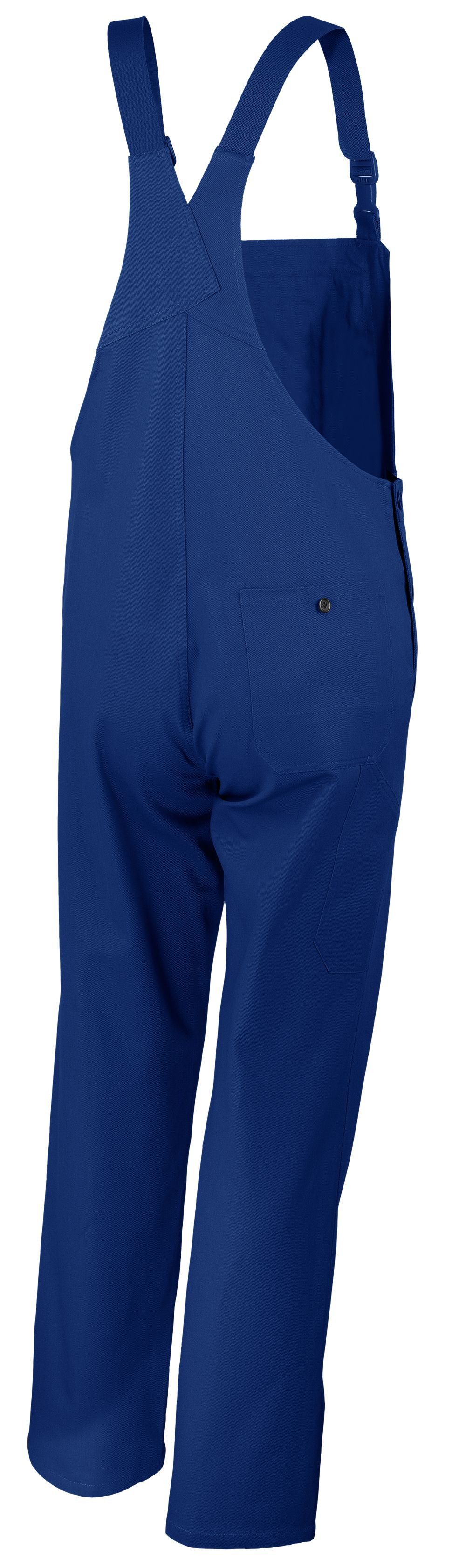 Qualitex Workwear Arbeitslatzhose classical Latzhose - pflegeleichter Blaumann aus reiner Baumwolle (1-tlg) BW 270 g - Arbeitshose mit 7 Taschen - Strapazierfähig - Waschbar