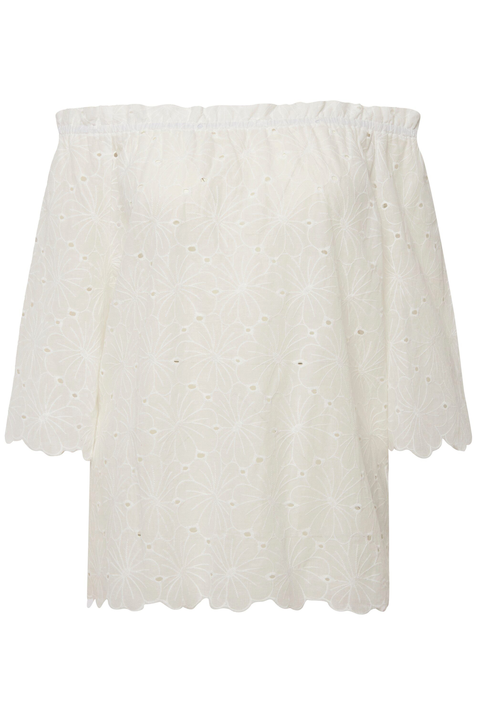 Ulla Popken Tunika Carmenbluse schulterfrei A-Linie günstig online kaufen